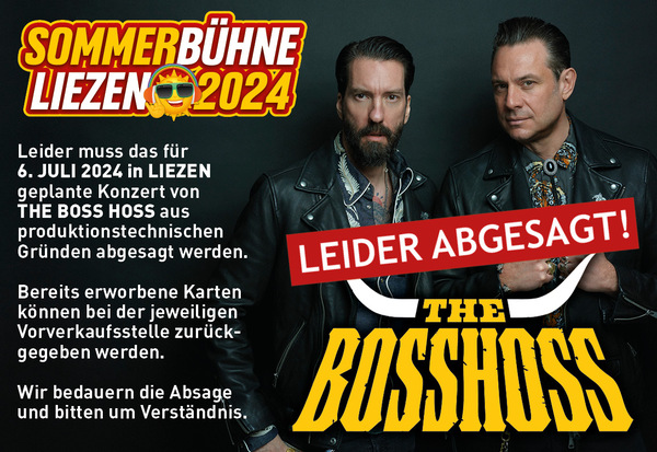 BossHoss abgesagt